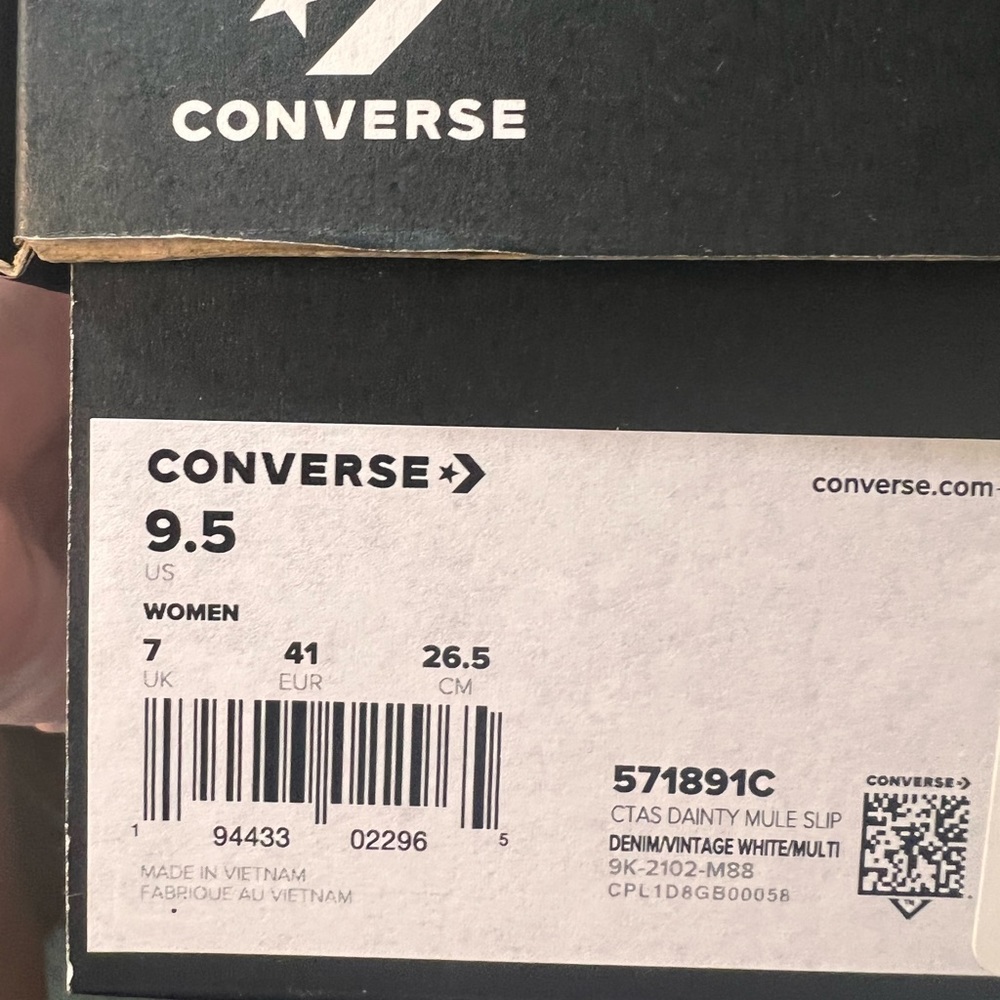 CONVERSE CTAS DAINTY MULE SPLIP ON - Picture 4 of 9